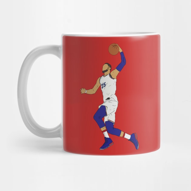 Ben Simmons Slam Dunk by rattraptees